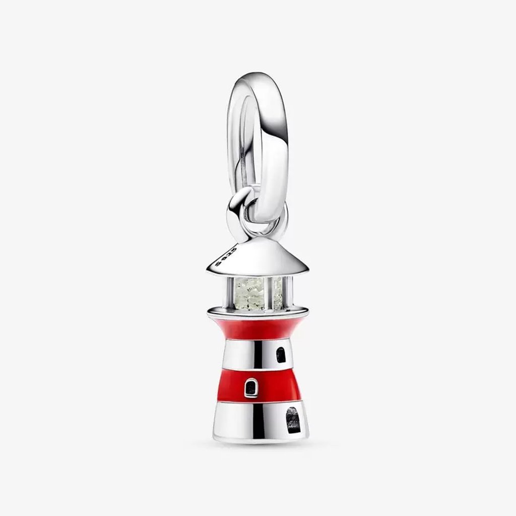 PANDORA  Glow-in-the-dark Lighthouse Dangle Charm