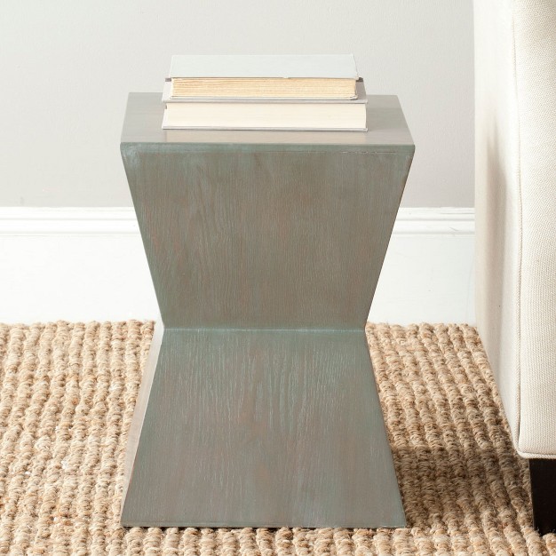 Lotem Curved Square Top Accent Table Safavieh