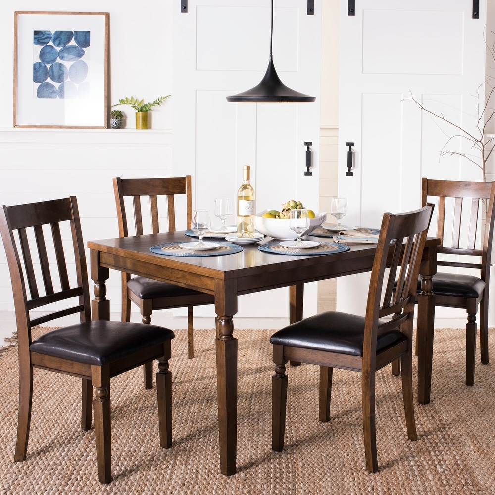 SAFAVIEH Kodiak Light Oak 5 piece Dining Set