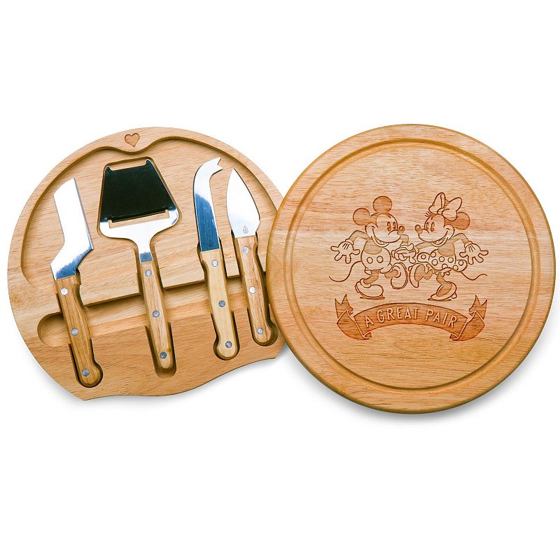 Disney's Mickey and Minnie Mouse Circo Cheese Cutting Board and Tools Set