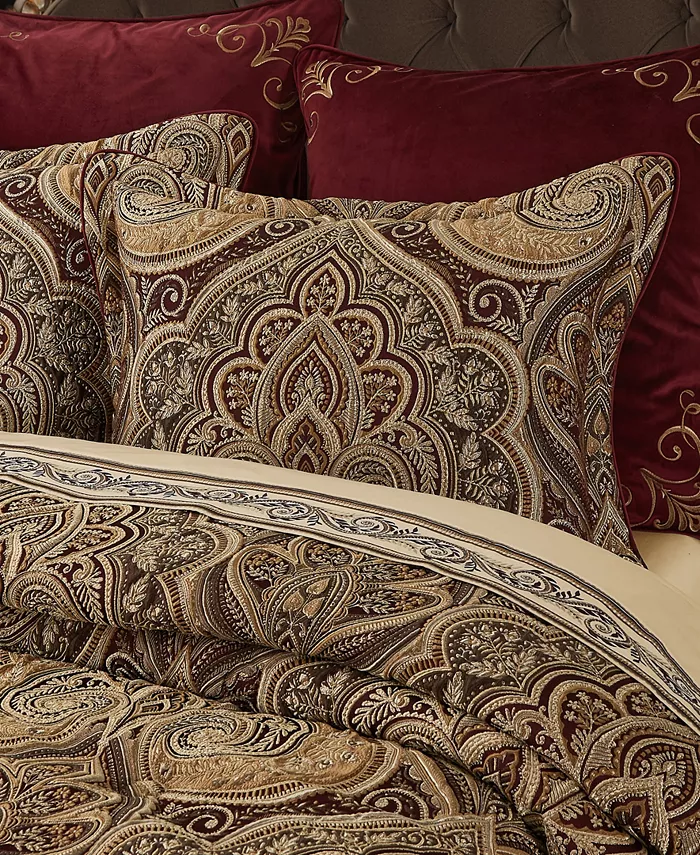 Five Queens Court Bordeaux Boudoir Decorative Pillow， 13