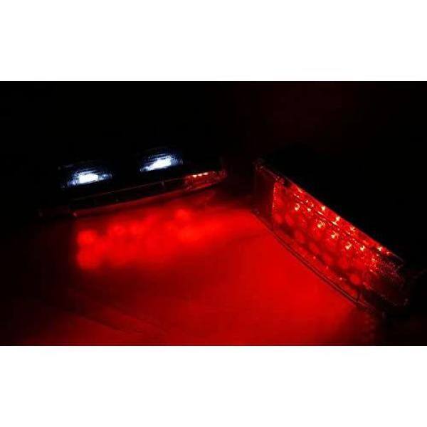 MaxxHaul 12-Volt LED Low Profile Submersible Rectangular Trailer Light Kit 70468