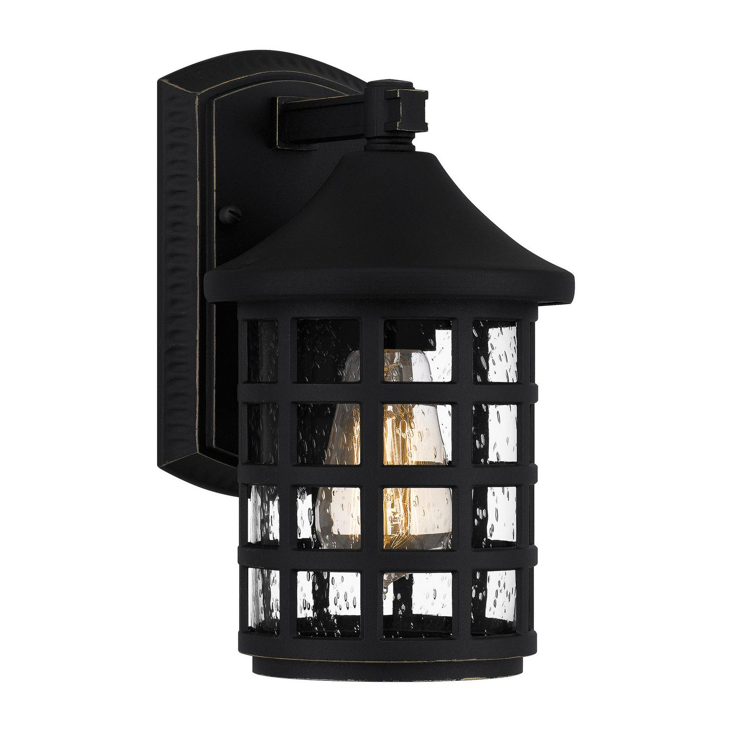 Ashley Harbour Callen 1-Light Earth Black Outdoor Wall Lantern