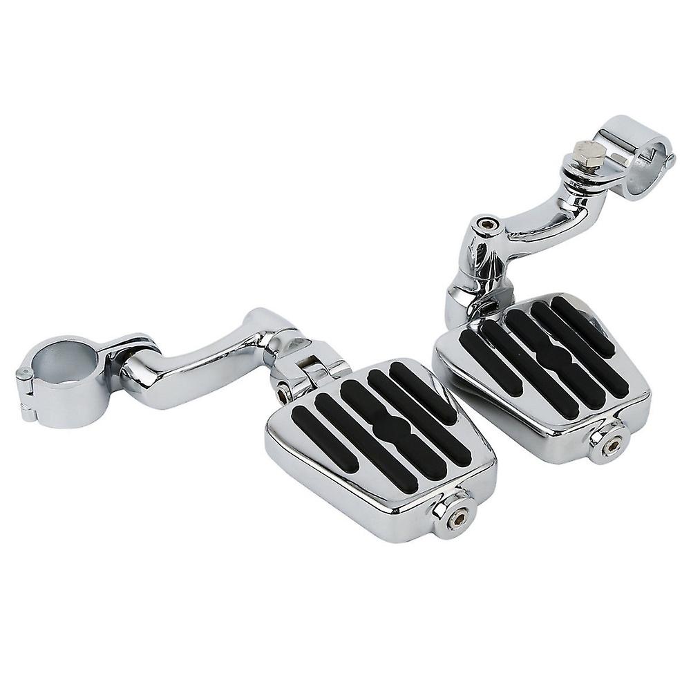 Born Pretty Motorcycle 1 1/4 andquot; Highway Engine Guard Footpeg With Clamps Fit For Harley Models