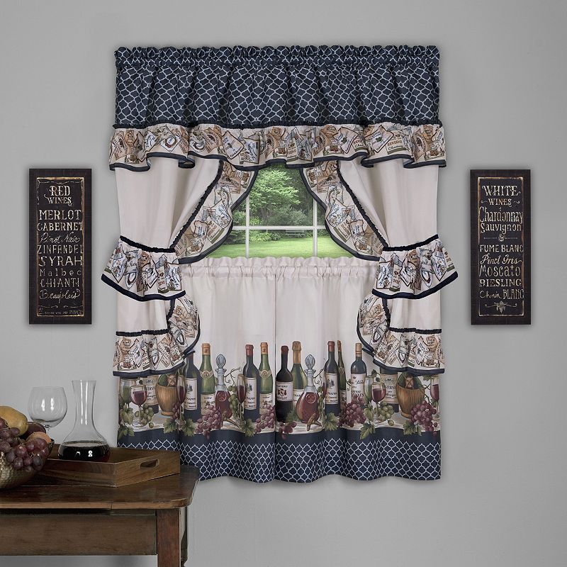 Achim 3-piece Chateau Cottage Window Curtain Set