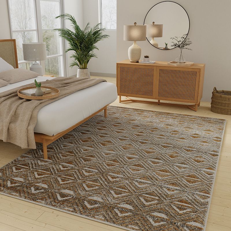 Loomaknoti Loomaknoti Alanzo Alemza Beige Area Rug