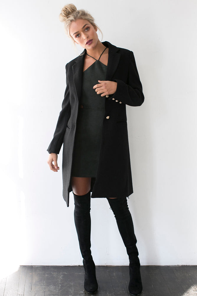 Night Sky Coat Black