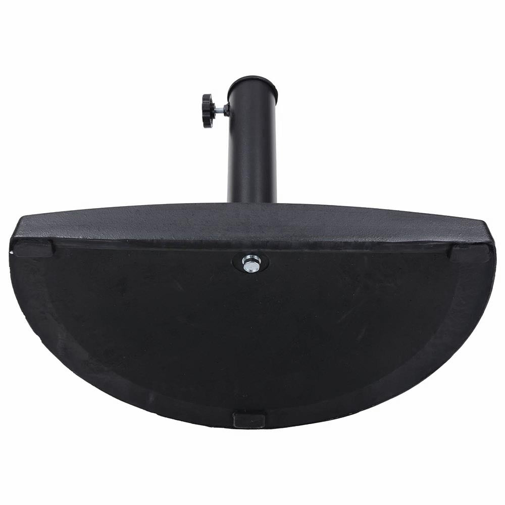 Yescom Patio Half Round Umbrella Base Stand 20Lb