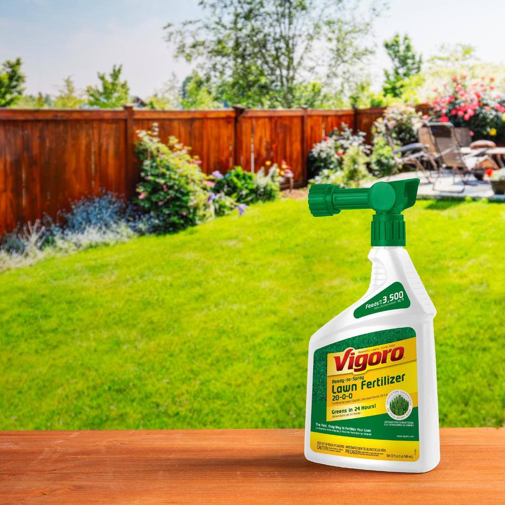 Vigoro 32 oz. 3500 sq. ft. All Season Ready-to-Spray Concentrate Lawn Fertilizer Hg-52512-3