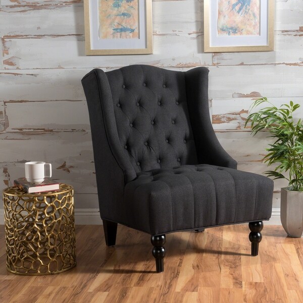 Toddman Tufted High-back Club Chair by Christopher Knight Home - 27.25