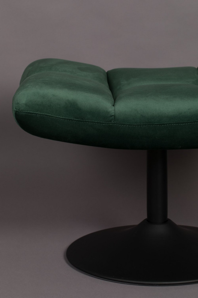 Green Upholstered Ottoman  Dutchbone Bar   Contemporary   Footstools And Ottomans   by Luxury Furnitures  Houzz