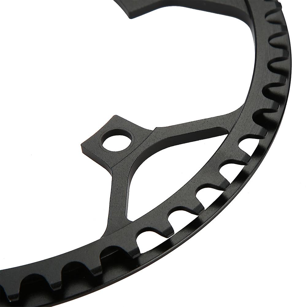 Meijun 53t Cnc Aluminum Alloy Mountain Bike Single Crank Chain Ring Repair Parts (black)