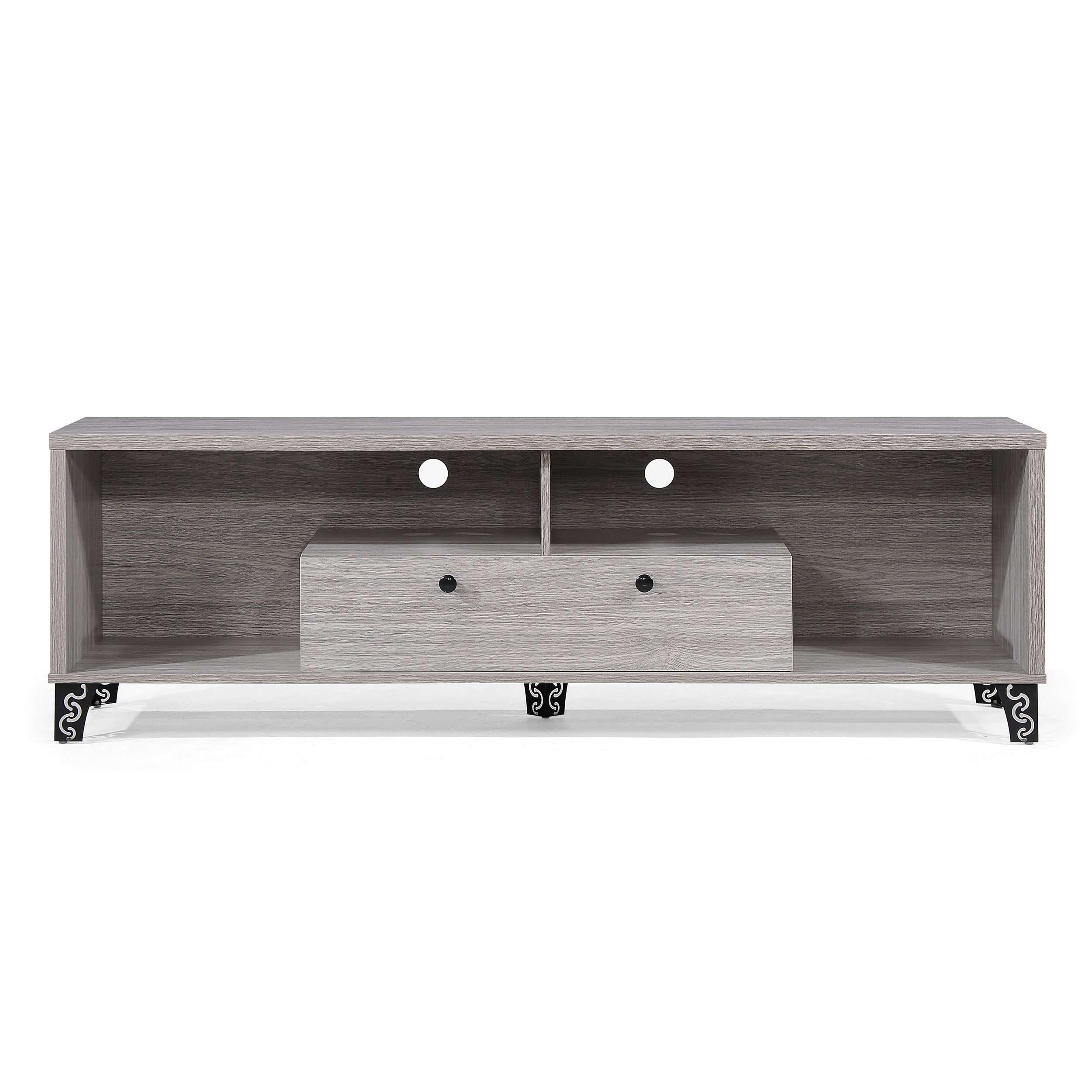 Celia Mid Century Modern Cabinet & Shelves TV Stand