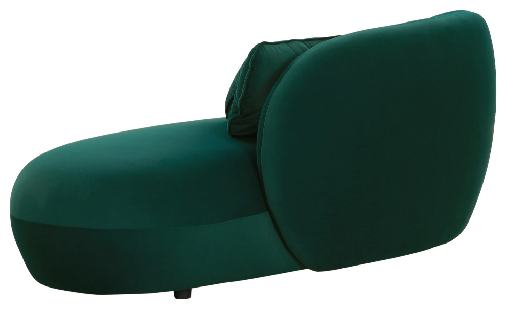 Galet Velvet Chaise   Contemporary   Indoor Chaise Lounge Chairs   by TOV Furniture  Houzz