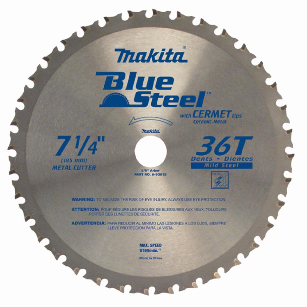 Makita 7-1/4 In. X 36T Cermet Metal Blade A-93815 from Makita