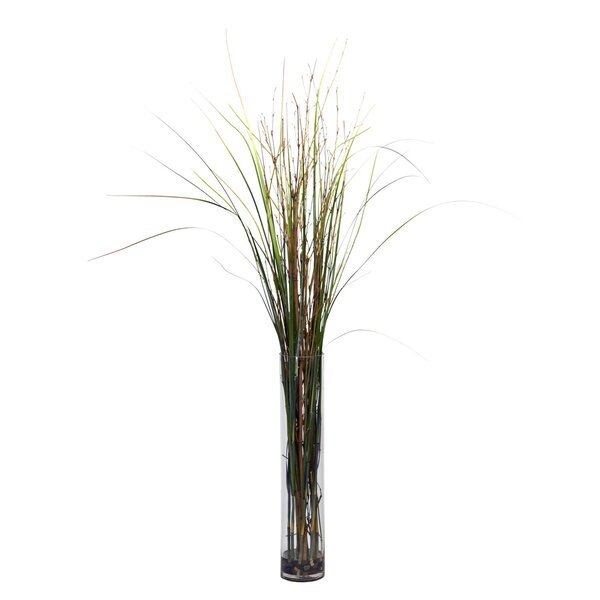 Grass and Bamboo Cylinder Silk Plant