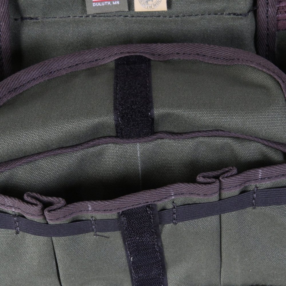 9 Liter Capacity Olive Drab Canvas Lumbar Pack