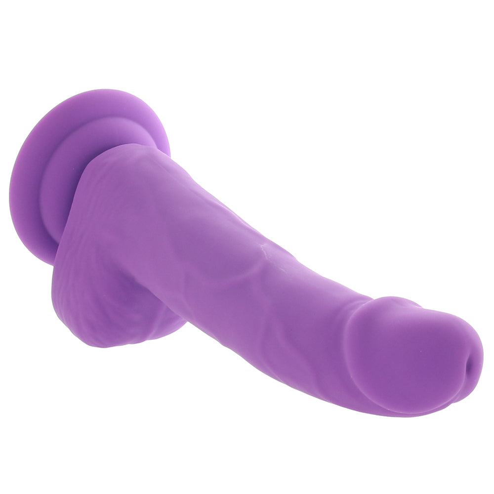 Silicone Studs 6 Inch Dildo in Purple