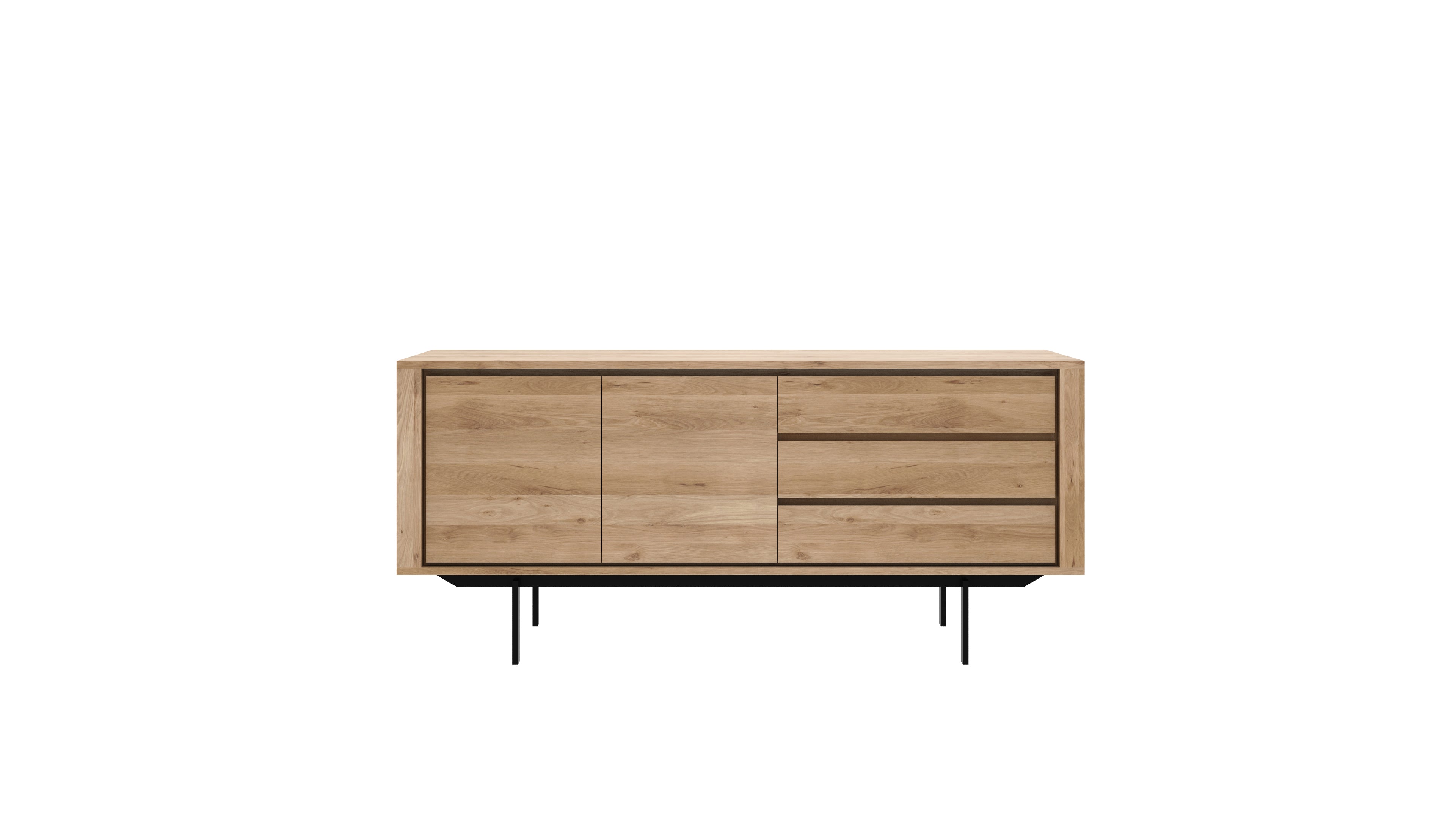 Oak Shadow Sideboard in Various Sizes