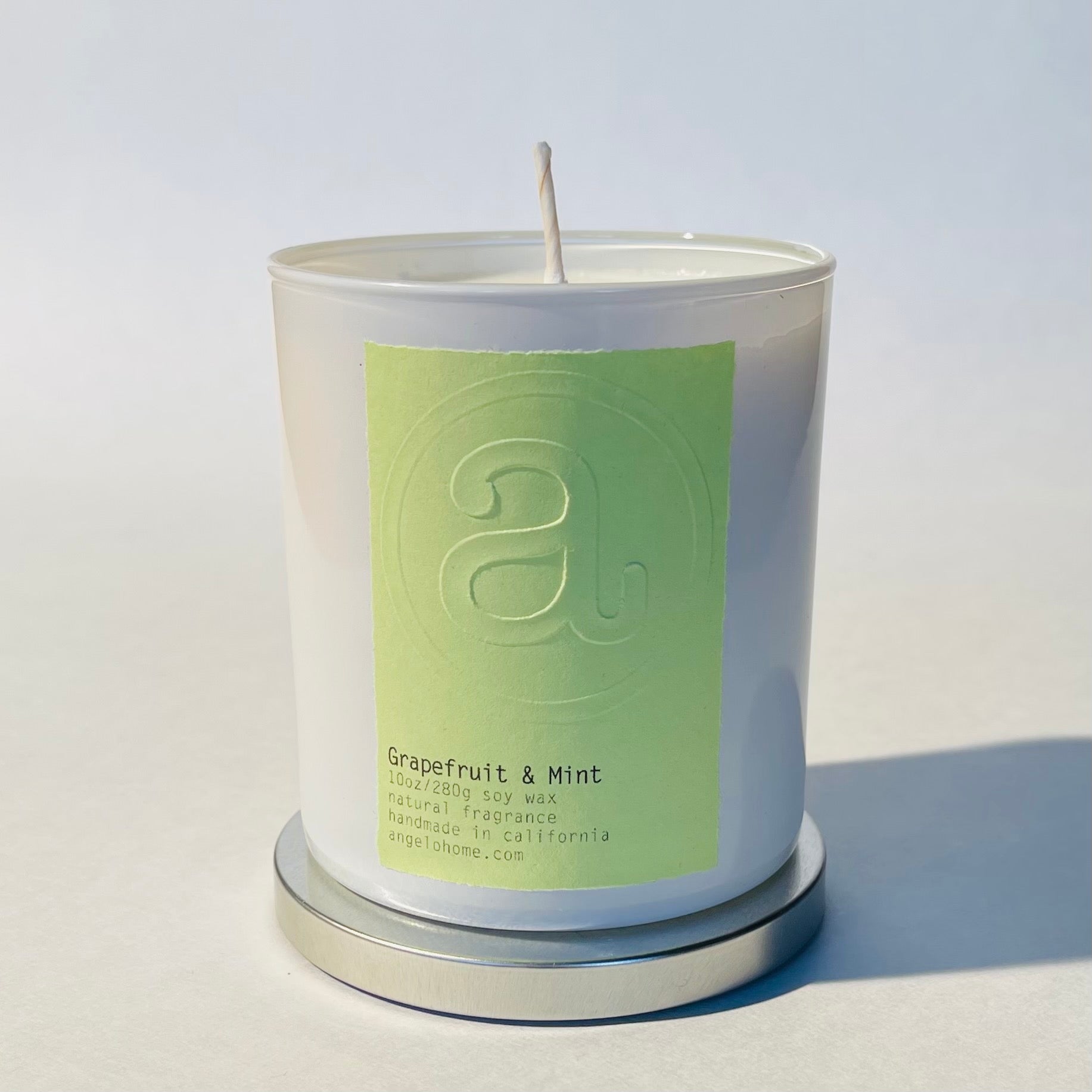 angelo:HOME Grapefruit & Mint Scented Candle