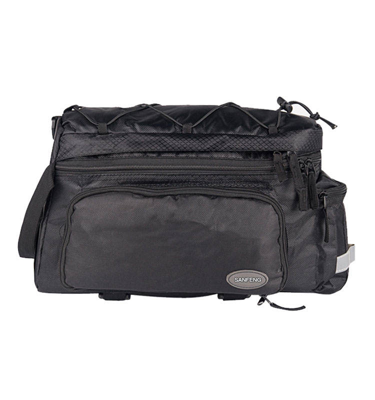 Water Resistant Bike Rear Pack Pannier Bag Wholesale OEM Cycling Bicycle Rear Seat Bag With Rain Cover