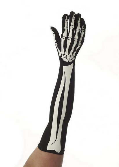 Forum Novelties Skeleton Bones Adult Costume Long ...