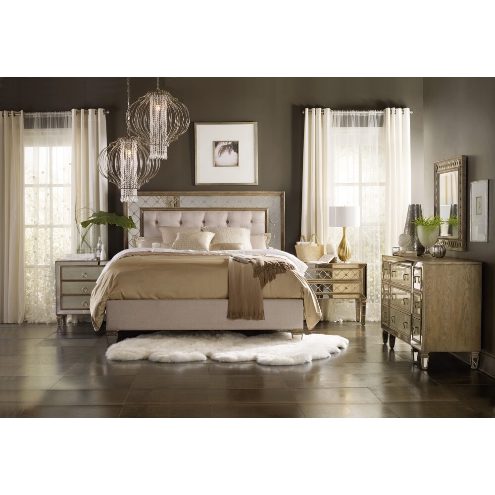 Hooker Furniture King Solid Hardwood Panel Bed Frame from the