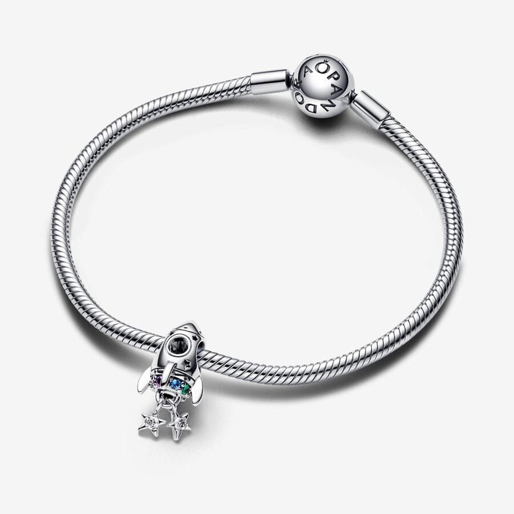 PANDORA  Space Love Rocket Charm