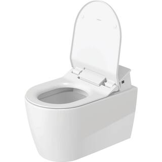 Duravit SensoWash Slim Electric Bidet Seat for Elongated Toilet in White 611000001501300