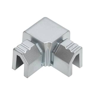 TrimMaster Satin Silver 38 in. Square Shape Inside Corner Tile Edging Trim 2 Pack IC8762MA2