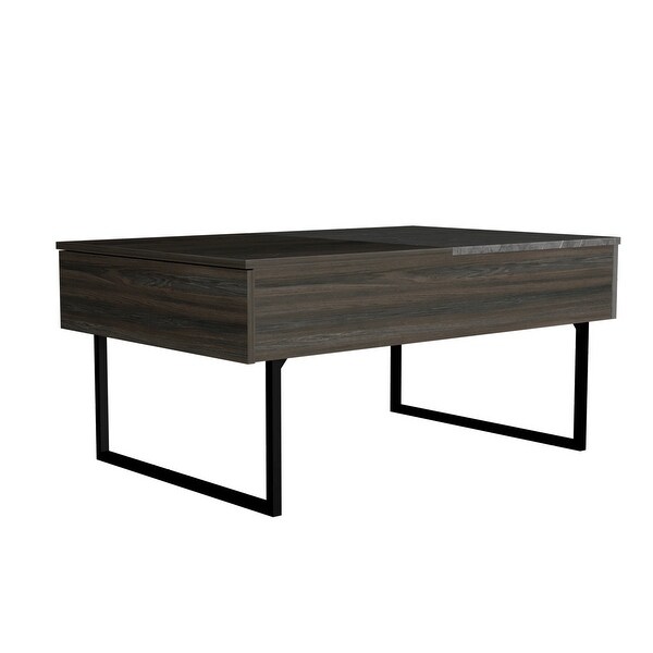 Beyond 39-inch Wide Lift Top Coffee Table with 2 Legs and 1 Drawer