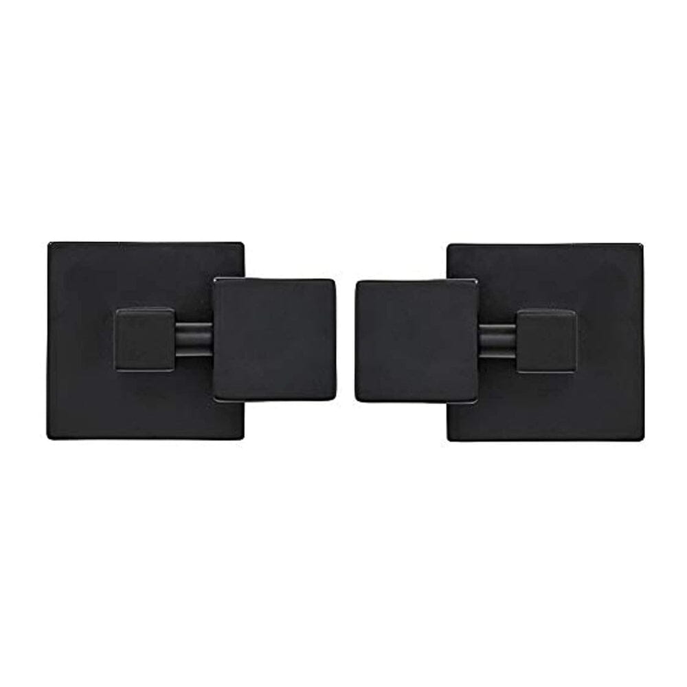 Square Black Pivot Mirror Hardware Tilting Anchors