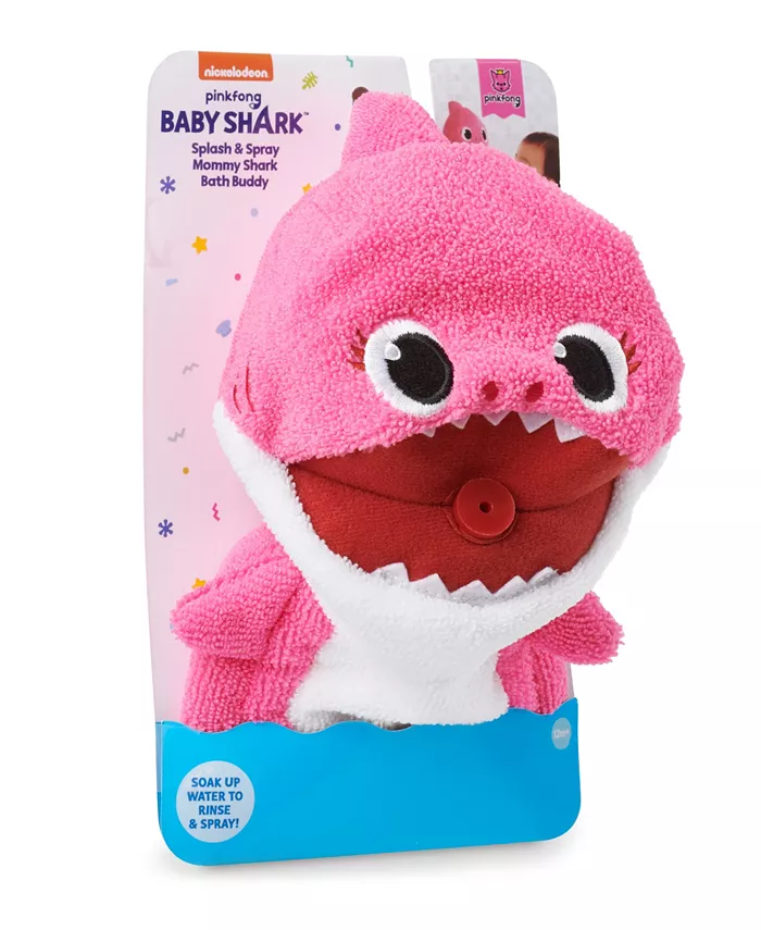 Baby Shark Macys Pinkfong Official Splash and Spray Mommy Shark Bath Buddy by WowWee