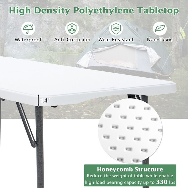 3Level Height Adjustable Folding Table