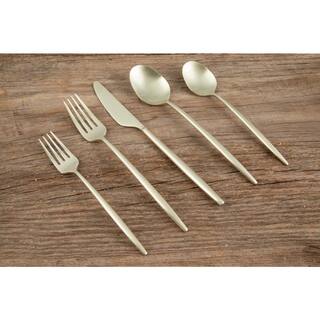 Cambridge Gaze Champagne Satin 180 20-Piece Flatware Set (Service for 4) 505220CWA12DS