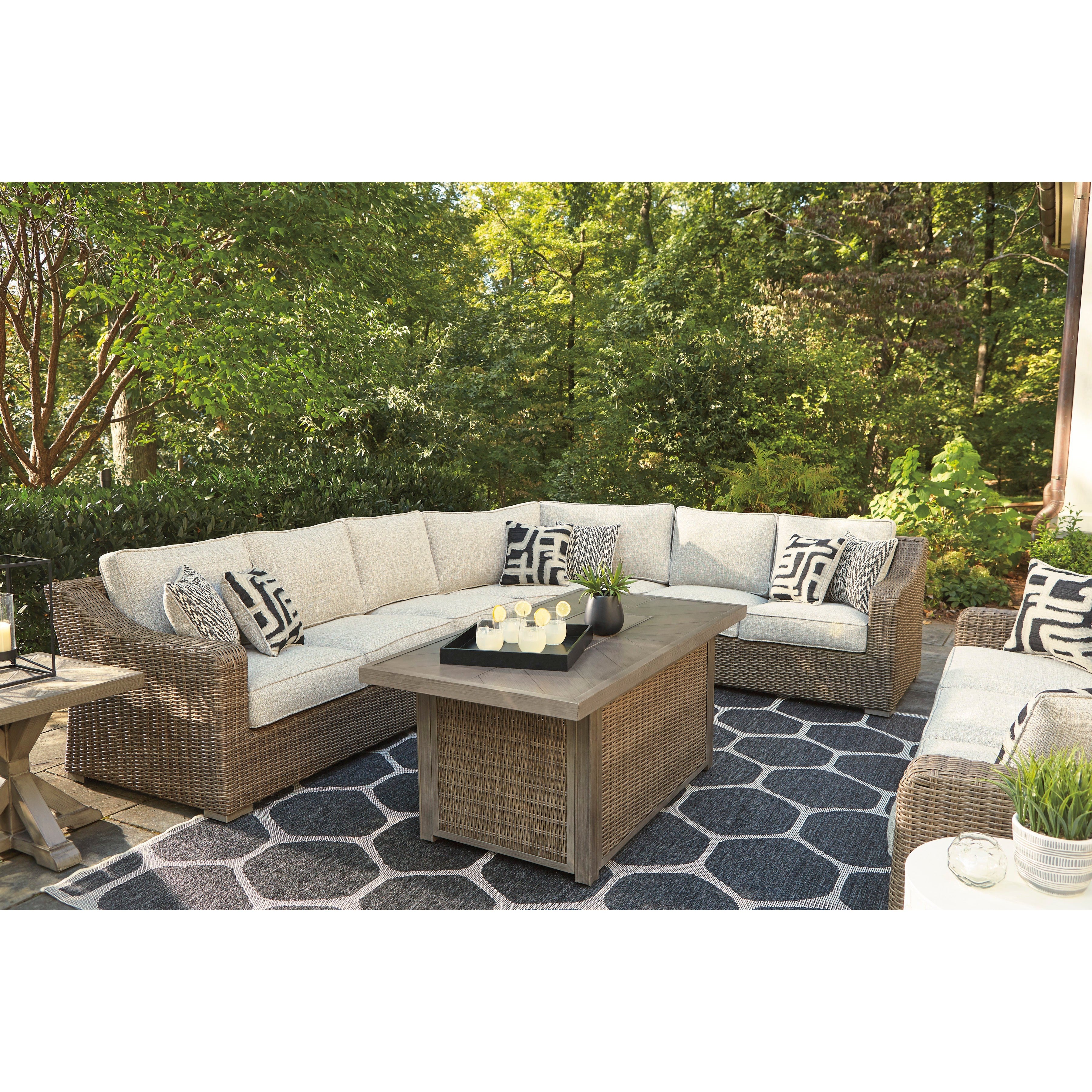 Fire Island Mist Outdoor Sectional