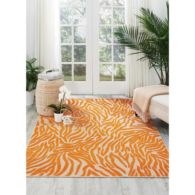 Nourison Aloha Vibrant Zebra Indoor outdoor Area Rug