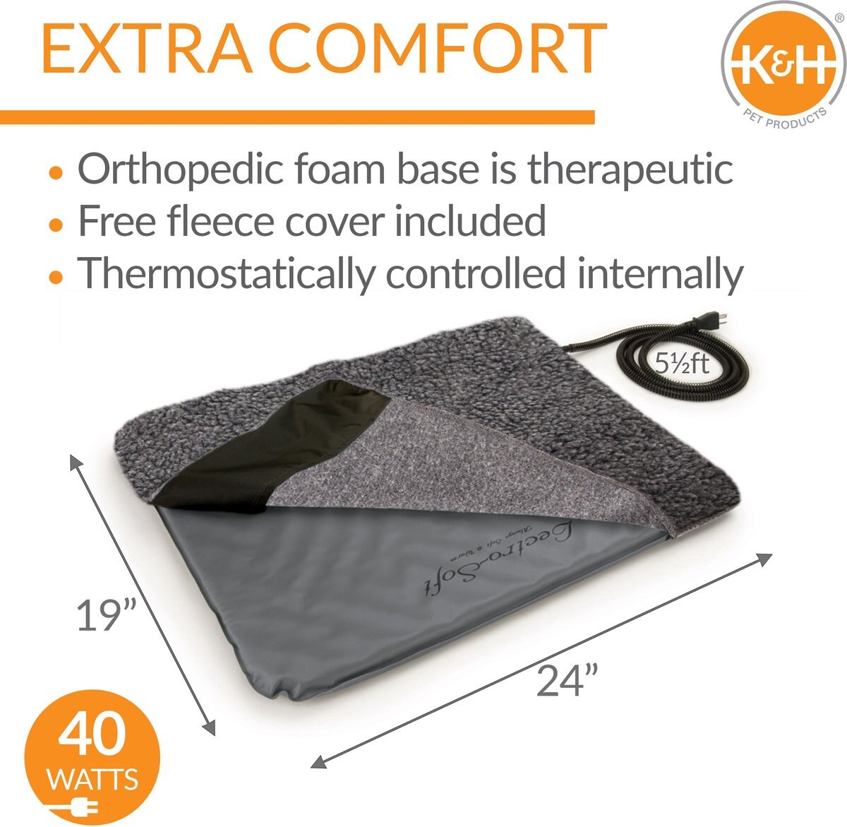 KandH Pet Products Lectro-Soft Outdoor Heated Pad