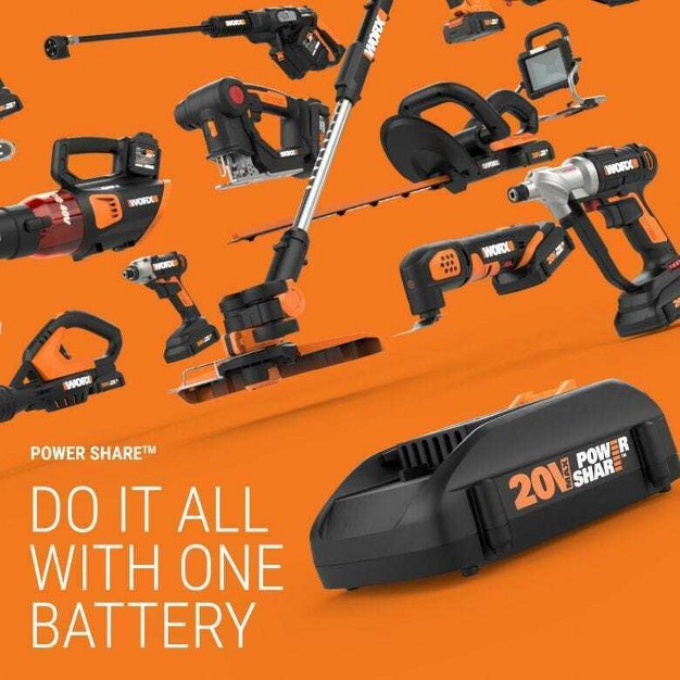 Cordless String Trimmer amp Turbine Leaf Blower Combo batteries amp Charger Included