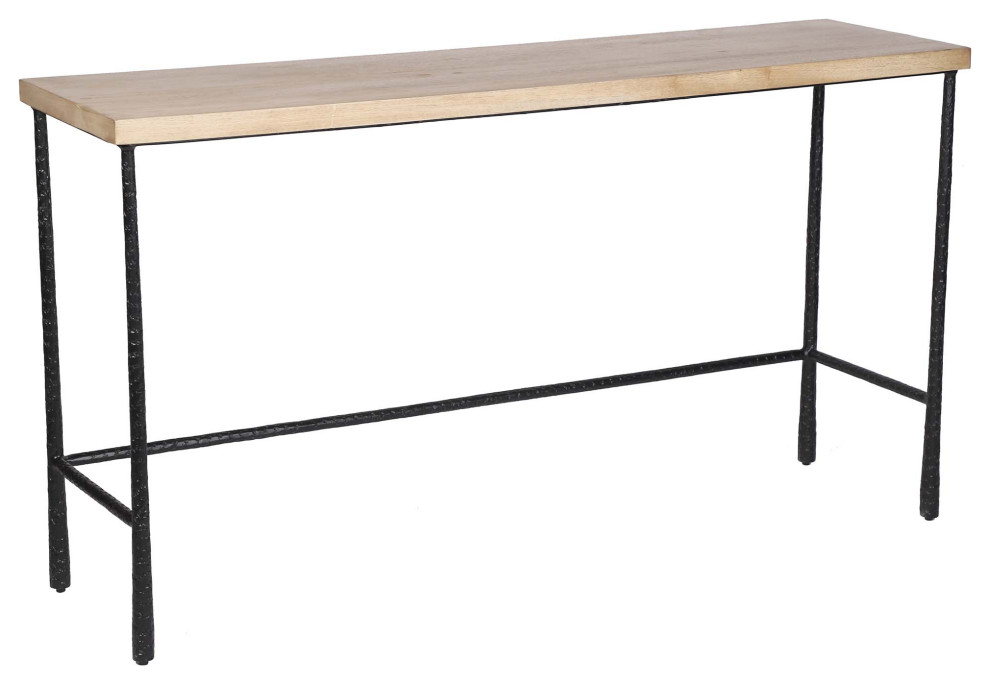 Valea Mango Wood Table Collection   Industrial   Console Tables   by DESIGN IDEAS  Houzz