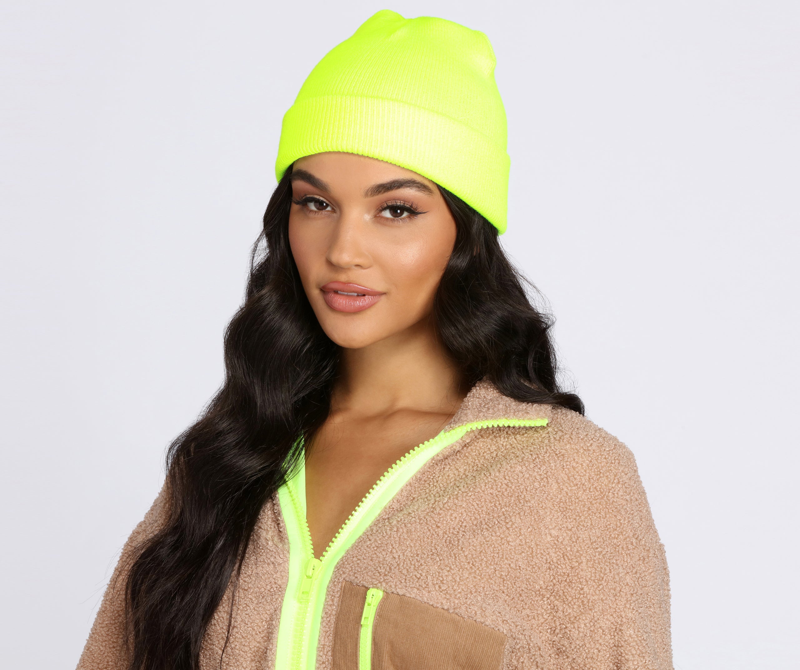 Pop Of Color Neon Beanie