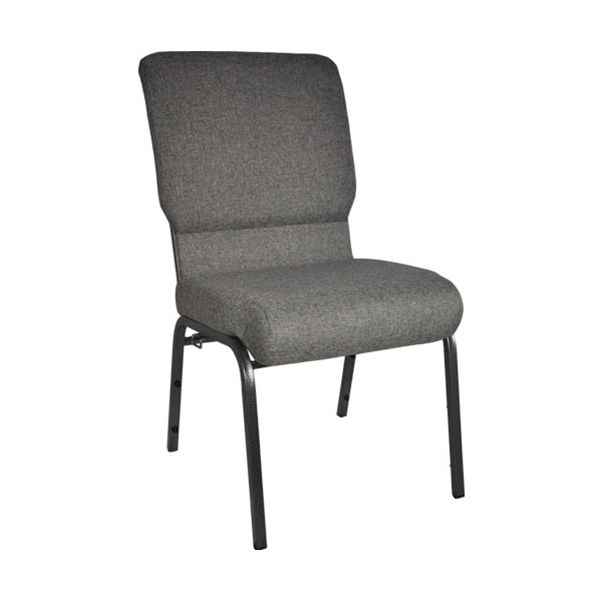 Advantage Charcoal Gray Church Chair 18.5 in. Wide