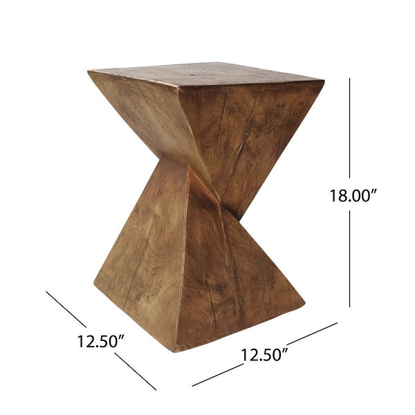 Atlas Indoor Lightweight Concrete Accent Table by Christopher Knight Home