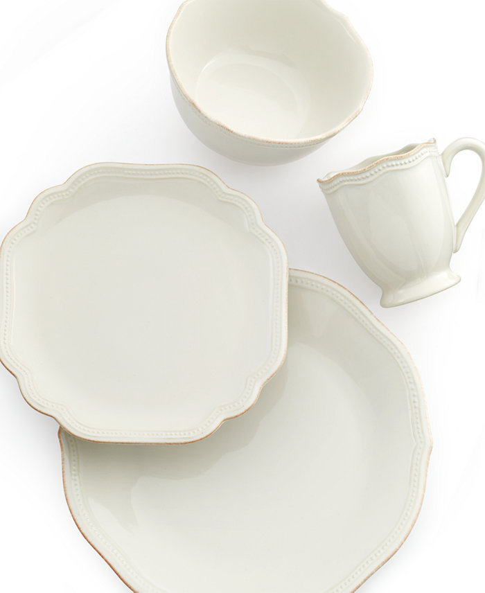 Lenox Dinnerware French Perle Bead White Collection