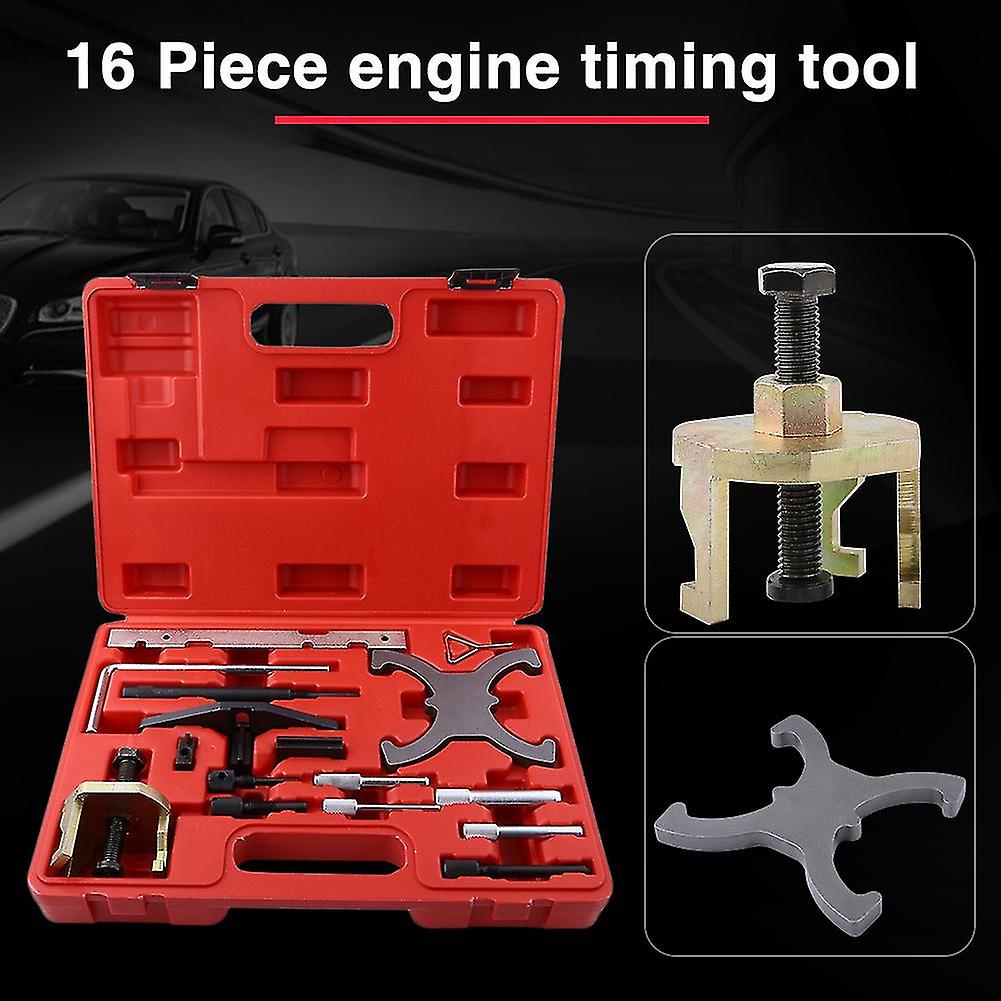 16pcs Car Engine Timing Tool Kit Camshaft Locking Setting for Ford Mazda 1.4 1.6 1.8 2.0