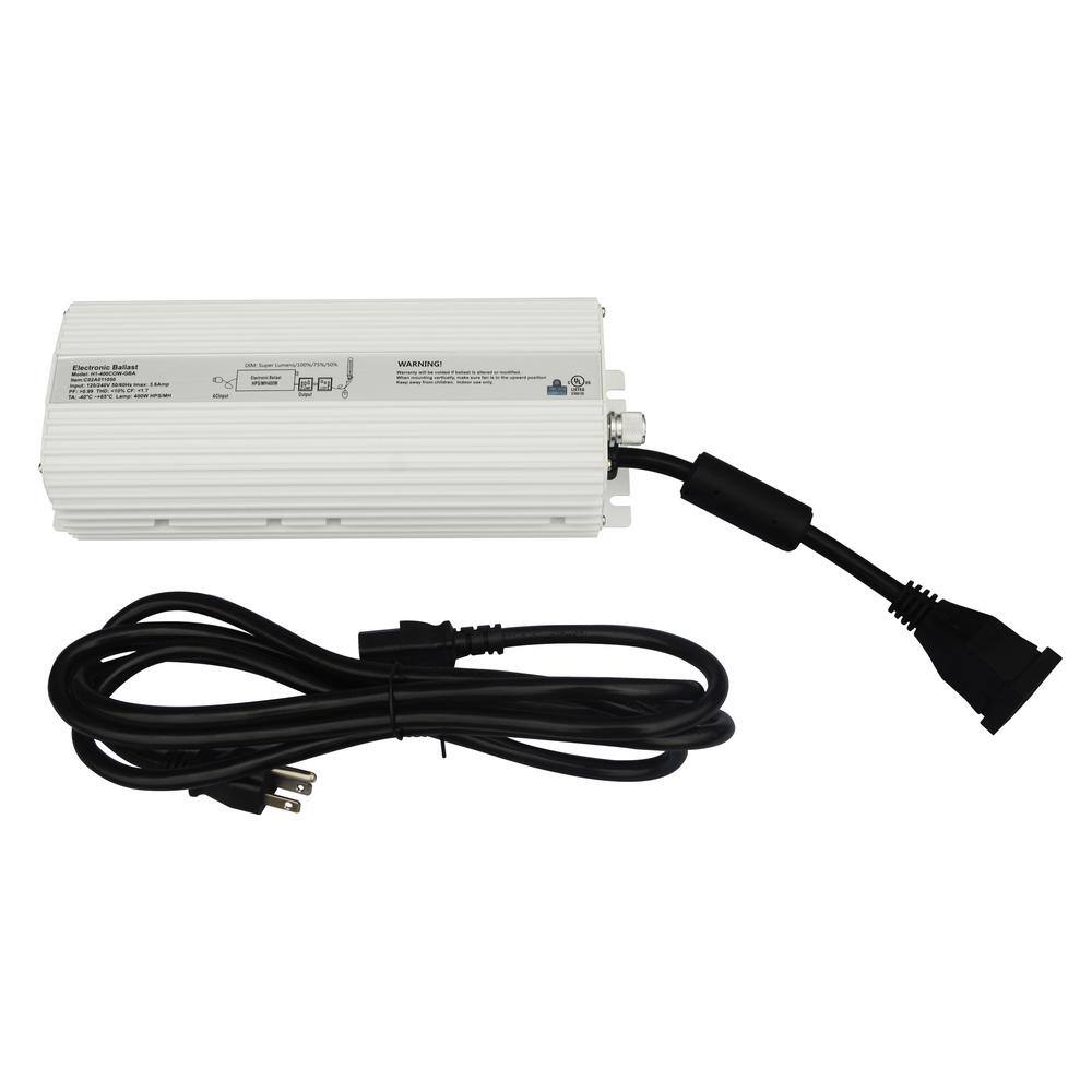 Hydro Crunch 400-Watt Digital Dimmable Ballast 120240-Volt for Grow Lights C02A011050