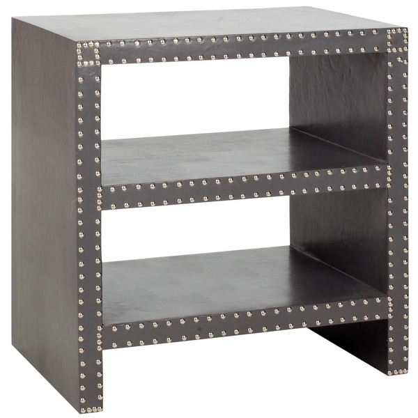 SAFAVIEH Lacey Grey Side Table - 23.6