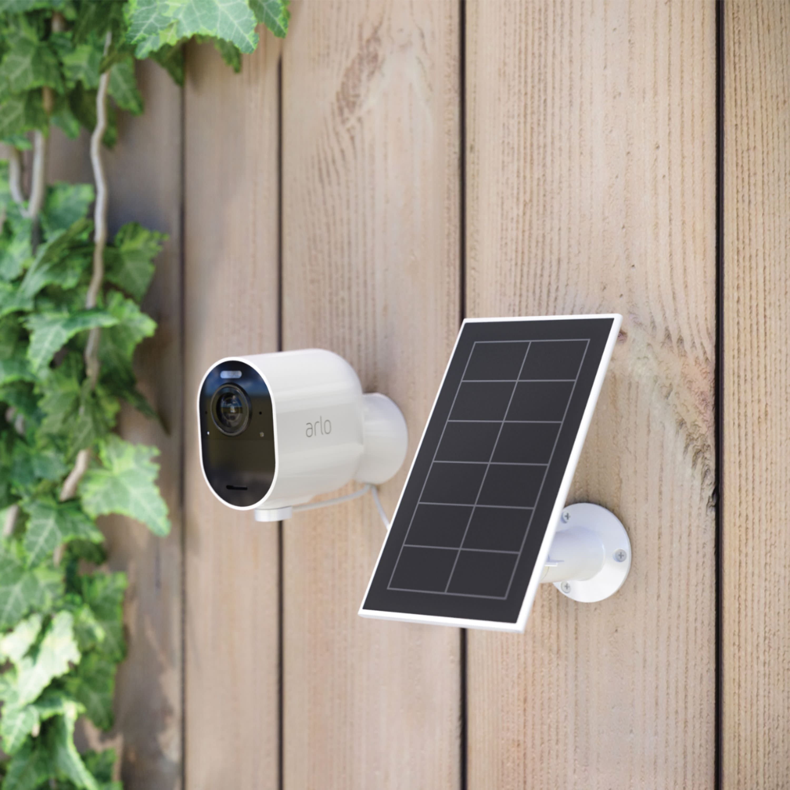 Arlo Solar Panel Charger for Ultra, Pro 3, 4 & Go 2 Cameras, White, White