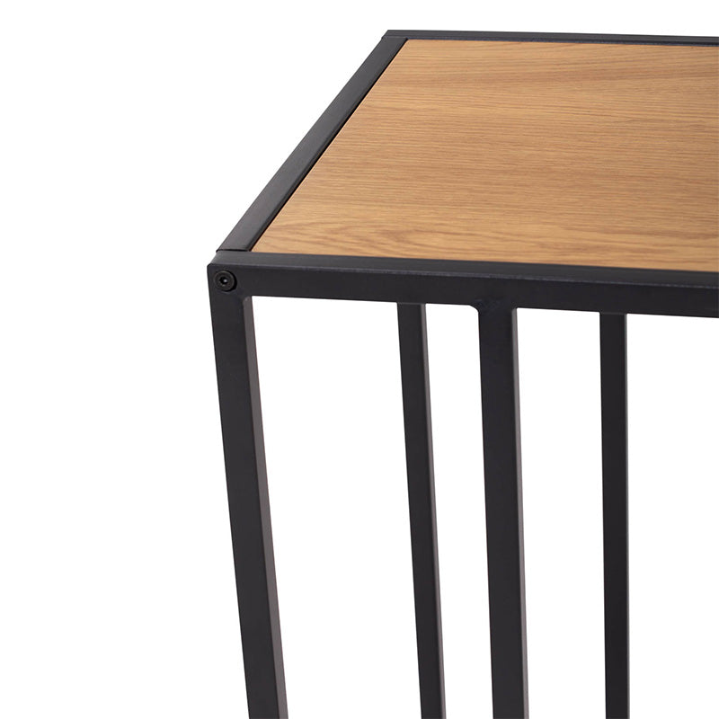 BRADFORD Laptop Table - Natural & Black