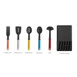 Joseph Joseph Elevate 5-Piece Kitchen Utensil Set with Storage Tray 10543